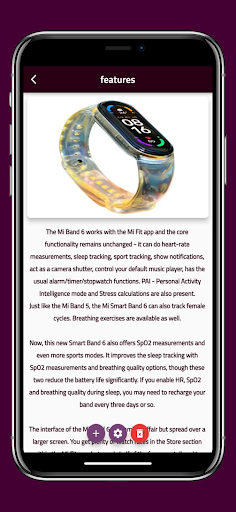Mi Band 6 Guide Screen 2