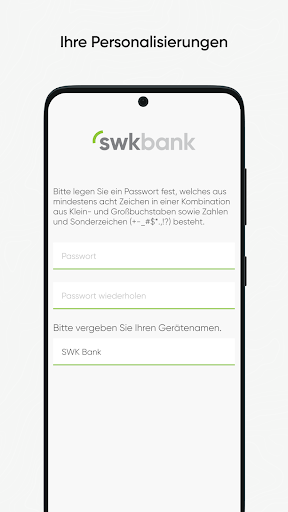 SWK appTAN Screen 2