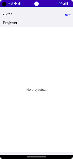 Android application YSItes screenshort