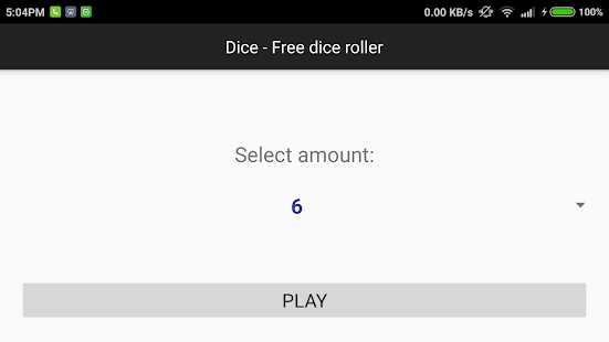 Dice - the dice roller Screenshot