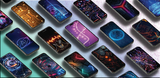 Android application Technology Art Wallpaper screenshort