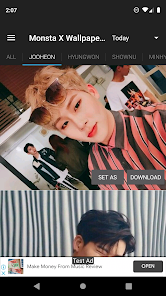 Screenshot 2 Monsta X 4K HD fondos de panta android