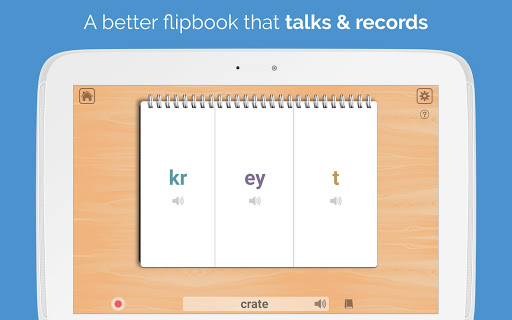 Screenshot of Speech FlipBook