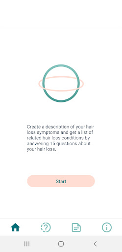 Android application Halo Hair Loss screenshort