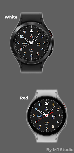 Android application Simple Pilot watch face by MJ screenshort