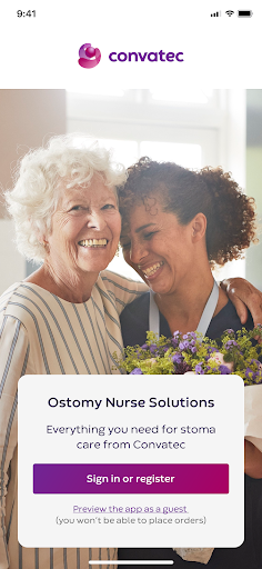 Android application Ostomy Nurse Solutions screenshort
