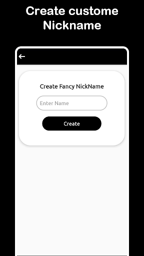 Nickname App: FF Name Style Screen 2