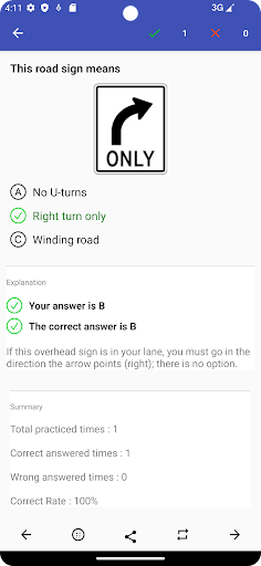 Delaware Driving Test -DMVCool Screen 2