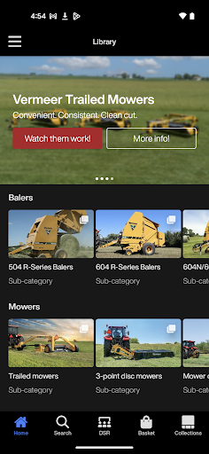 Android application Vermeer EQUIPPED screenshort