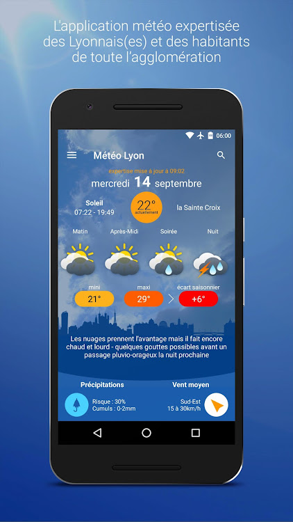 Météo Lyon - 3.7.0 - (Android)