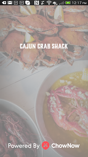 Android application Cajun Crab Shack screenshort