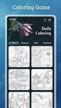Game screenshot Daily Coloring Paint by Number mod apk