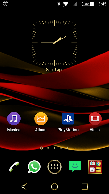 Ruby & Gold Theme for Xperia - 1.6.5 - (Android)