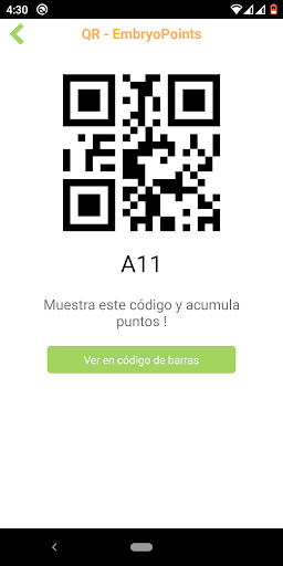 Android application EmbryoPoints screenshort