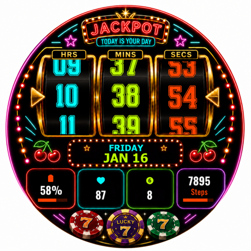 Slot Machine Watch Face GTS13
