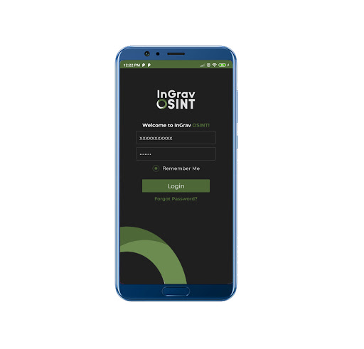 Android application InGrav OSINT screenshort