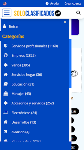 Solo Clasificados Screen 2