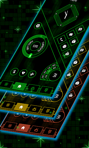 Android application Cutting edge Launcher Hitech screenshort