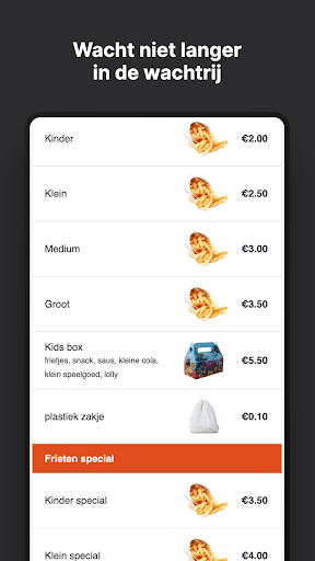 Android application Pick&Go screenshort