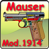 Mauser pistol M1914 explained icon