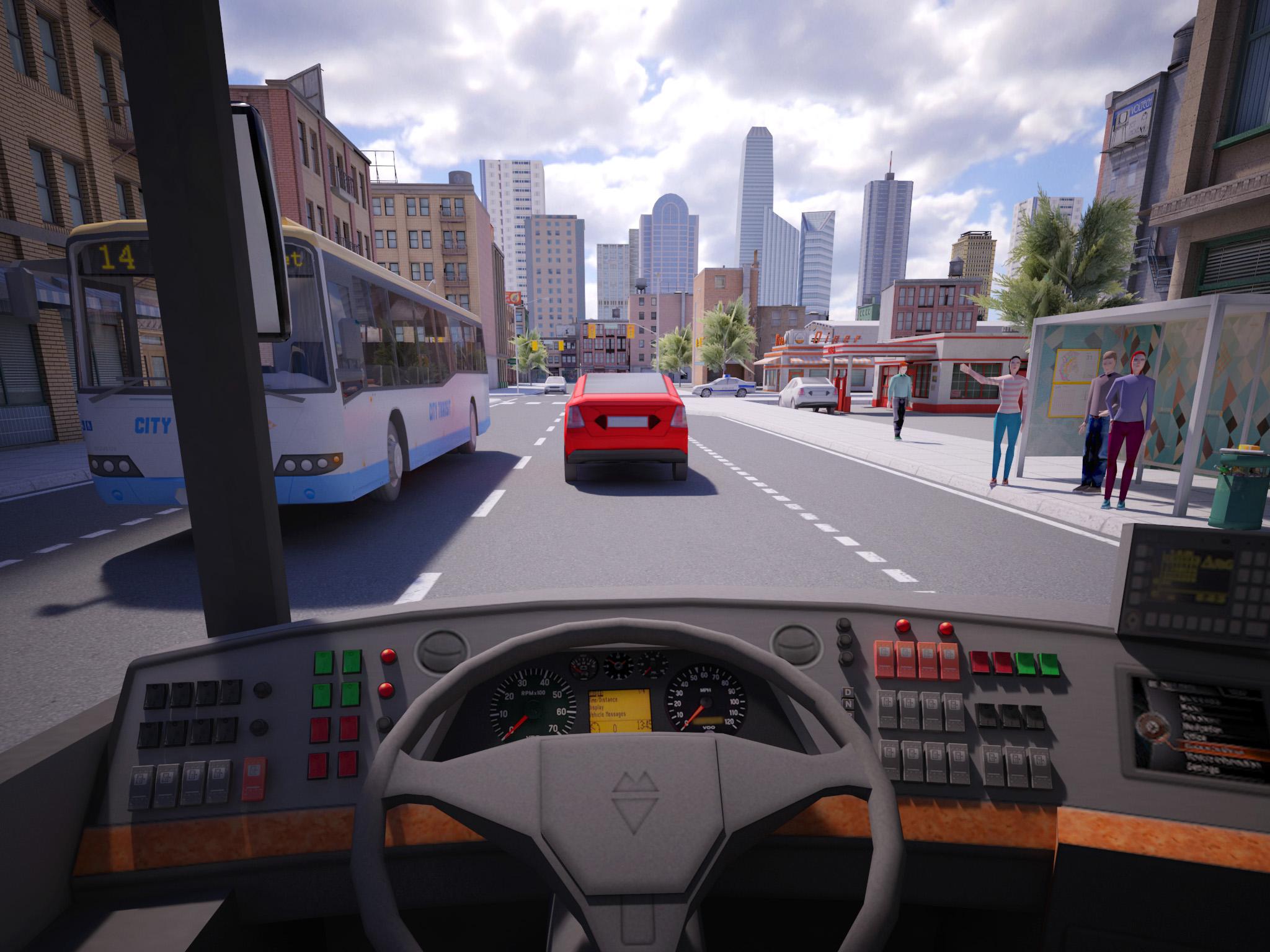 Android application Bus Simulator PRO 2016 screenshort