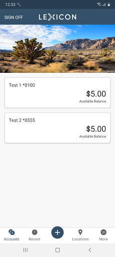 Lexicon Bank - Business Screen 2