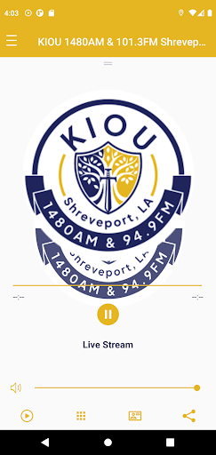 KIOU AM1480 FM94.9 Radio Screen 3