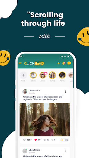ClickNTokk Screen 2