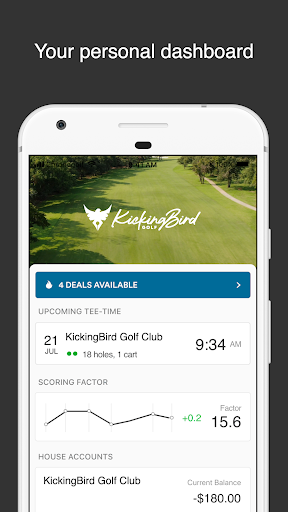 Android application KickingBird Golf screenshort