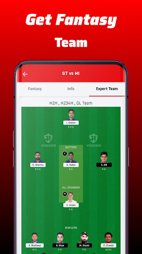 TSI : Fantasy Team Prediction Screen 3