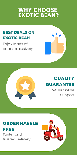 Android application Exotic Bean screenshort
