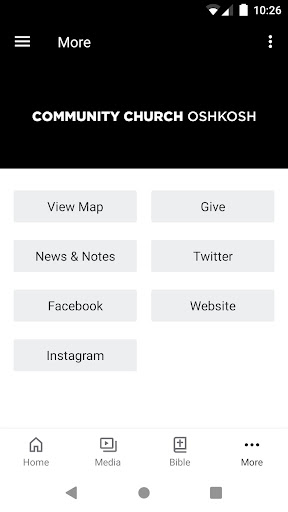 Community Church - Oshkosh Screen 3