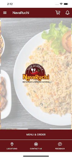 Android application NavaRuchi Restaurant screenshort
