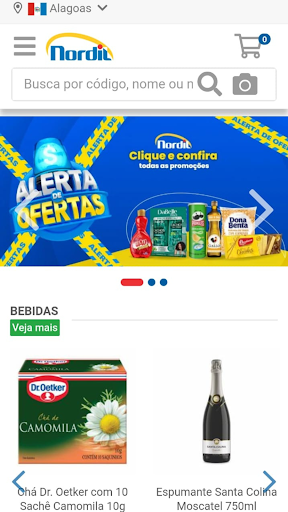 Android application Nordil Distribuidora screenshort