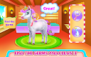 screenshot of Cute Unicorn Caring & Dressup