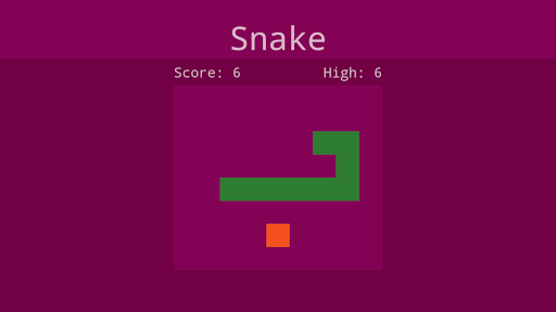 Android application Snake screenshort