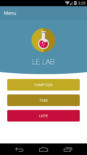 Android application LaboOne screenshort