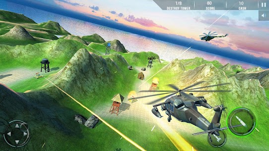 ألعاب حرب طائرات الهليكوبتر 7