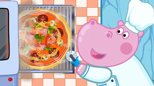 Hippo 🌼 Jogos de Cozinha 🌼 Pizzaria Hippo 🌼 Desenho animado