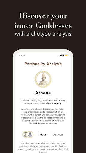 Screenshot of Goddess: Self Care, Wellbeing