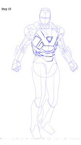 Captura 3 Draw Iron Superhero Man android