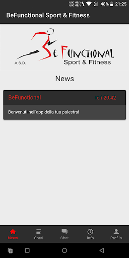 Android application BeFunctional screenshort