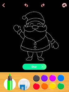 Captura 11 Draw Glow Christmas 2023 android