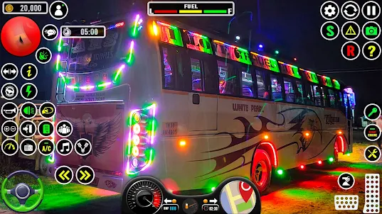 現代の都市バス運転ゲーム