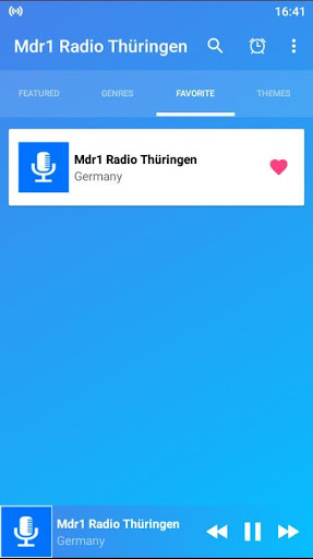Android application Mdr1 Radio Thüringen App DE screenshort