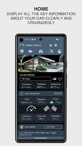 Android application Smart Control Car Premium OBD2 screenshort