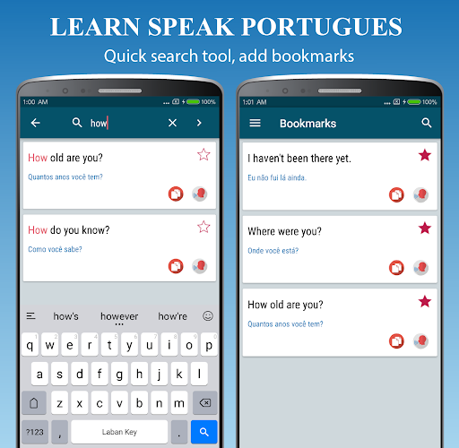 Learn Speak Portuguese Screen 3