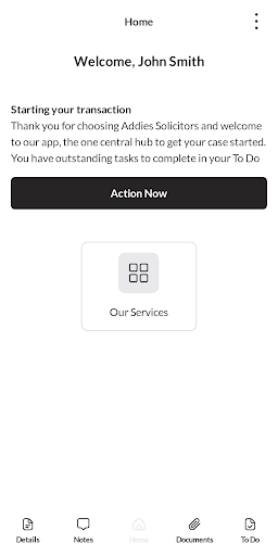 Addies Solicitors Screen 3