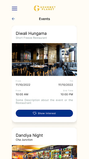 Gourmet Planet Screen 3