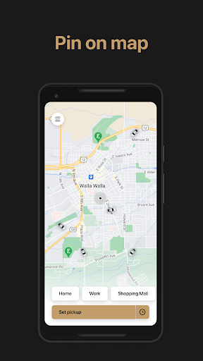 Android application Wallaround: Elevated Rideshare screenshort
